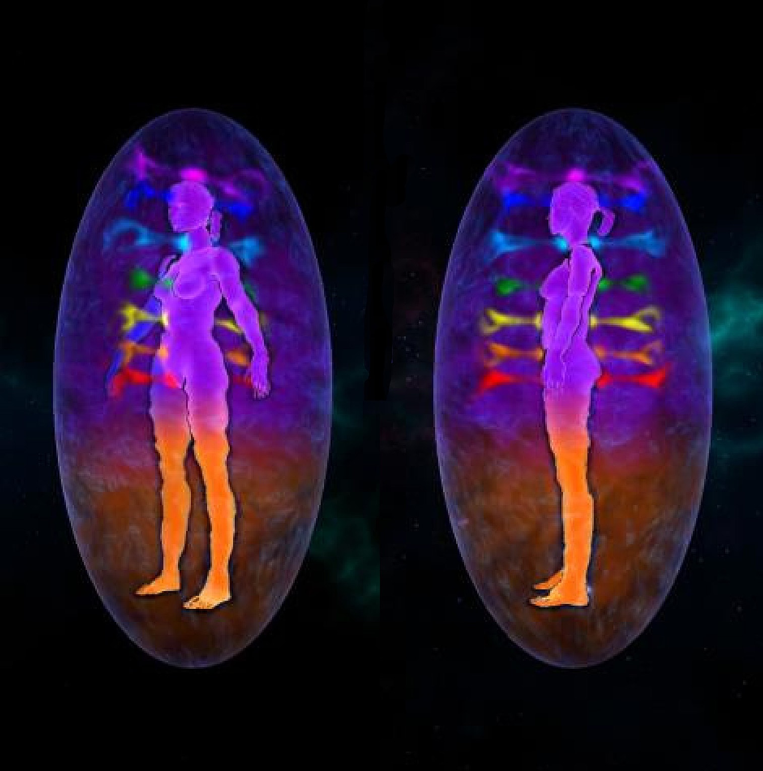 visualization of auras and chakras