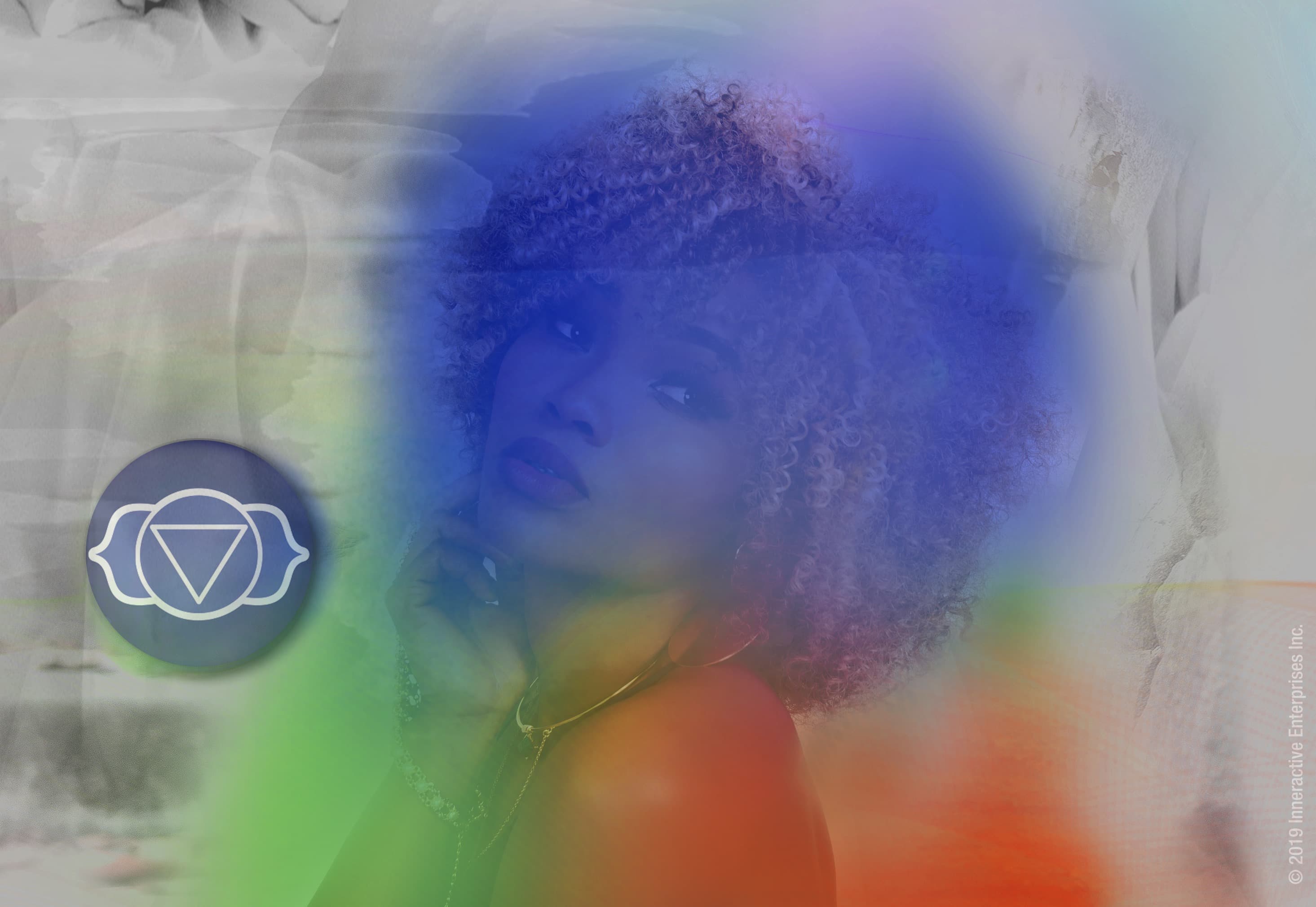 person with mixed auras