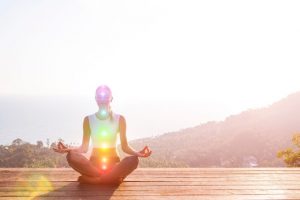 glowing seven all chakra