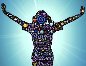 Woman Body-Mind Mind-Body Temple Divine source